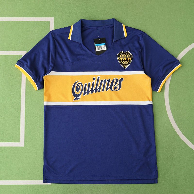 edfe1ae638 9697 season Boca Juniors home retro Fan version - Imagem 1