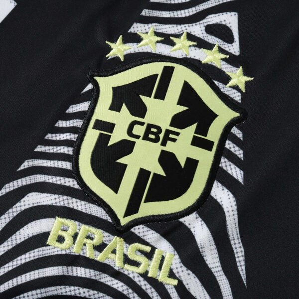 ⁦2026 Brazil Hollywood Keeper Long sleeved Fan version⁩ - الصورة ⁦8⁩